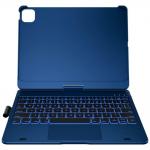 Husa cu tastatura Typecase Flexbook Touch compatibila cu iPad Air 11 inch 2024 / 2025, Albastru 2 - lerato.ro