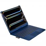 Husa cu tastatura Typecase Flexbook Touch compatibila cu iPad Air 11 inch 2024 / 2025, Albastru 8 - lerato.ro