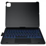 Husa cu tastatura Typecase Flexbook Touch compatibila cu iPad Air 11 inch 2024 / 2025, Negru 2 - lerato.ro