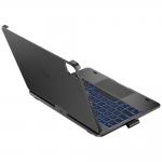 Husa cu tastatura Typecase Flexbook Touch compatibila cu iPad Air 11 inch 2024 / 2025, Gri 10 - lerato.ro