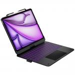 Husa cu tastatura Typecase Flexbook Touch compatibila cu iPad Air 13 inch 2024 / 2025, Negru 8 - lerato.ro