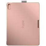 Husa cu tastatura Typecase Flexbook Touch compatibila cu iPad 10.9 inch 2022 / iPad 11 inch 2025, Roz 3 - lerato.ro