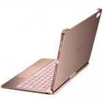 Husa cu tastatura Typecase Flexbook Touch compatibila cu iPad 10.9 inch 2022 / iPad 11 inch 2025, Roz 12 - lerato.ro