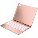 Husa cu tastatura Typecase Flexbook Touch compatibila cu iPad 10.9 inch 2022 / iPad 11 inch 2025, Roz 5 - lerato.ro