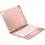 Husa cu tastatura Typecase Flexbook Touch compatibila cu iPad 10.9 inch 2022 / iPad 11 inch 2025, Roz 6 - lerato.ro
