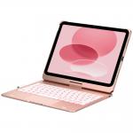 Husa cu tastatura Typecase Flexbook Touch compatibila cu iPad 10.9 inch 2022 / iPad 11 inch 2025, Roz 7 - lerato.ro