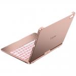Husa cu tastatura Typecase Flexbook Touch compatibila cu iPad 10.9 inch 2022 / iPad 11 inch 2025, Roz 9 - lerato.ro