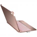 Husa cu tastatura Typecase Flexbook Touch compatibila cu iPad 10.9 inch 2022 / iPad 11 inch 2025, Roz 11 - lerato.ro