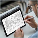 Husa cu tastatura Typecase Flexbook Touch compatibila cu iPad 10.9 inch 2022 / iPad 11 inch 2025, Silver 18 - lerato.ro