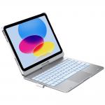 Husa cu tastatura Typecase Flexbook Touch compatibila cu iPad 10.9 inch 2022 / iPad 11 inch 2025, Silver 8 - lerato.ro