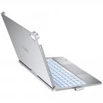 Husa cu tastatura Typecase Flexbook Touch compatibila cu iPad 10.9 inch 2022 / iPad 11 inch 2025, Silver 11 - lerato.ro