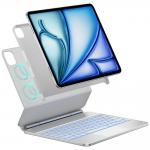 Carcasa cu tastatura Typecase Edge Plus compatibila cu iPad Air 13 inch 2024 / 2025, Alb 3 - lerato.ro