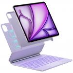 Carcasa cu tastatura Typecase Edge Plus compatibila cu iPad Air 13 inch 2024 / 2025, Mov 3 - lerato.ro