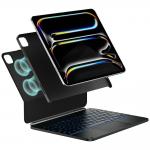 Carcasa cu tastatura Typecase Edge Plus compatibila cu iPad Pro 13 inch 2024 / 2025, Negru 3 - lerato.ro