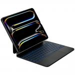 Carcasa cu tastatura Typecase Edge Plus compatibila cu iPad Pro 13 inch 2024 / 2025, Negru 4 - lerato.ro