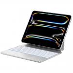 Carcasa cu tastatura Typecase Edge Plus compatibila cu iPad Air 13 inch 2024 / 2025, Silver 2 - lerato.ro