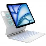 Carcasa cu tastatura Typecase Edge compatibila cu iPad Air 11 inch 2024 / 2025, Alb 4 - lerato.ro