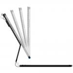 Carcasa cu tastatura Typecase Edge compatibila cu iPad Air 11 inch 2024 / 2025, Carbon 3 - lerato.ro