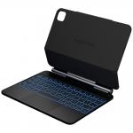 Carcasa cu tastatura Typecase Edge compatibila cu iPad Air 11 inch 2024 / 2025, Carbon 12 - lerato.ro