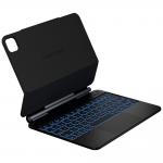 Carcasa cu tastatura Typecase Edge compatibila cu iPad Air 11 inch 2024 / 2025, Carbon 13 - lerato.ro