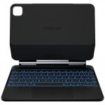Carcasa cu tastatura Typecase Edge compatibila cu iPad Air 11 inch 2024 / 2025, Carbon 14 - lerato.ro