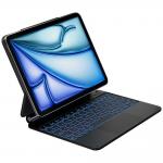 Carcasa cu tastatura Typecase Edge compatibila cu iPad Air 11 inch 2024 / 2025, Carbon 5 - lerato.ro