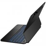 Carcasa cu tastatura Typecase Edge compatibila cu iPad Air 11 inch 2024 / 2025, Carbon 9 - lerato.ro
