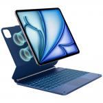 Carcasa cu tastatura Typecase Edge compatibila cu iPad Air 13 inch 2024 / 2025, Pacific Blue 4 - lerato.ro