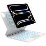 Carcasa cu tastatura Typecase Edge compatibila cu iPad Pro 13 inch 2024 / 2025, Alb 4 - lerato.ro