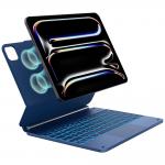 Carcasa cu tastatura Typecase Edge compatibila cu iPad Pro 13 inch 2024 / 2025, Pacific Blue 4 - lerato.ro