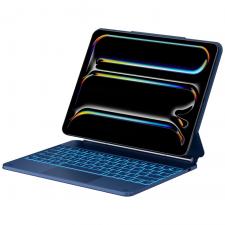 Carcasa cu tastatura Typecase Edge compatibila cu iPad Pro 13 inch 2024 / 2025, Pacific Blue