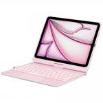 Carcasa cu tastatura Typecase Flexbook Touch compatibila cu iPad Air 11 inch 2024 / 2025, Roz 2 - lerato.ro