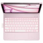 Carcasa cu tastatura Typecase Flexbook Touch compatibila cu iPad Air 11 inch 2024 / 2025, Roz 13 - lerato.ro