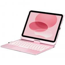 Carcasa cu tastatura Typecase Flexbook Touch compatibila cu iPad 11 inch (A16) 2025 / iPad 10.9 inch 2022, Roz