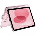 Carcasa cu tastatura Typecase Flexbook Touch compatibila cu iPad 11 inch (A16) 2025 / iPad 10.9 inch 2022, Roz 14 - lerato.ro