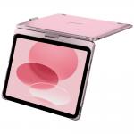 Carcasa cu tastatura Typecase Flexbook Touch compatibila cu iPad 11 inch (A16) 2025 / iPad 10.9 inch 2022, Roz 16 - lerato.ro