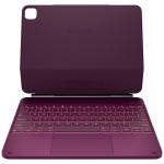 Husa cu tastatura Typecase Edge compatibila cu iPad Pro 13 inch 2024 / 2025, 500mAh, USB-C, Mov 10 - lerato.ro
