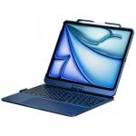 Husa cu tastatura Typecase Flexbook Touch compatibila cu iPad Air 13 inch 2024 / 2025 / 2026, 660mAh, IPX6, USB-C, Albastru 2 - lerato.ro
