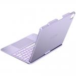 Husa cu tastatura Typecase Flexbook Touch compatibila cu iPad Air 13 inch 2024 / 2025 / 2026, 660mAh, IPX6, USB-C, Light Purple 4 - lerato.ro