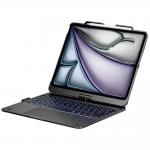 Husa cu tastatura Typecase Flexbook Touch compatibila cu iPad Air 13 inch 2024 / 2025 / 2026, 660mAh, IPX6, USB-C, Gri 2 - lerato.ro