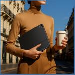 Husa cu tastatura Typecase Edge compatibila cu iPad (A16) / iPad 2022, Roz 14 - lerato.ro
