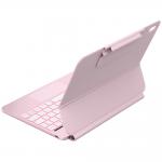 Husa cu tastatura Typecase Edge compatibila cu iPad (A16) / iPad 2022, Roz 5 - lerato.ro