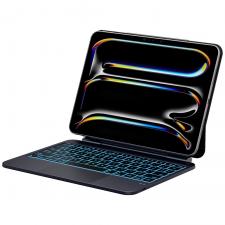 Husa cu tastatura Typecase Edge compatibila cu iPad Pro 11 inch 2024 / 2025, Negru