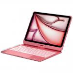 Husa cu tastatura Typecase Flexbook Touch compatibila cu iPad Pro 11 inch 2024 / 2025, 660mAh, IPX6, USB-C, Roz 2 - lerato.ro