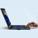 Husa cu tastatura Typecase Flexbook Touch compatibila cu iPad Pro 11 inch 2024 / 2025, 660mAh, IPX6, USB-C, Light Purple 14 - lerato.ro