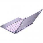 Husa cu tastatura Typecase Flexbook Touch compatibila cu iPad Pro 11 inch 2024 / 2025, 660mAh, IPX6, USB-C, Light Purple 5 - lerato.ro