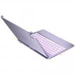 Husa cu tastatura Typecase Flexbook Touch compatibila cu iPad Pro 11 inch 2024 / 2025, 660mAh, IPX6, USB-C, Light Purple 6 - lerato.ro