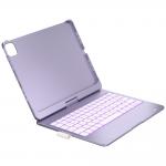 Husa cu tastatura Typecase Flexbook Touch compatibila cu iPad Pro 11 inch 2024 / 2025, 660mAh, IPX6, USB-C, Light Purple 7 - lerato.ro