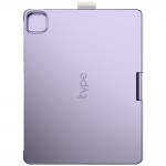 Husa cu tastatura Typecase Flexbook Touch compatibila cu iPad Pro 11 inch 2024 / 2025, 660mAh, IPX6, USB-C, Light Purple 9 - lerato.ro