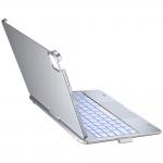 Husa cu tastatura Typecase Flexbook Touch compatibila cu iPad Pro 11 inch 2024 / 2025, 660mAh, IPX6, USB-C, Silver 7 - lerato.ro